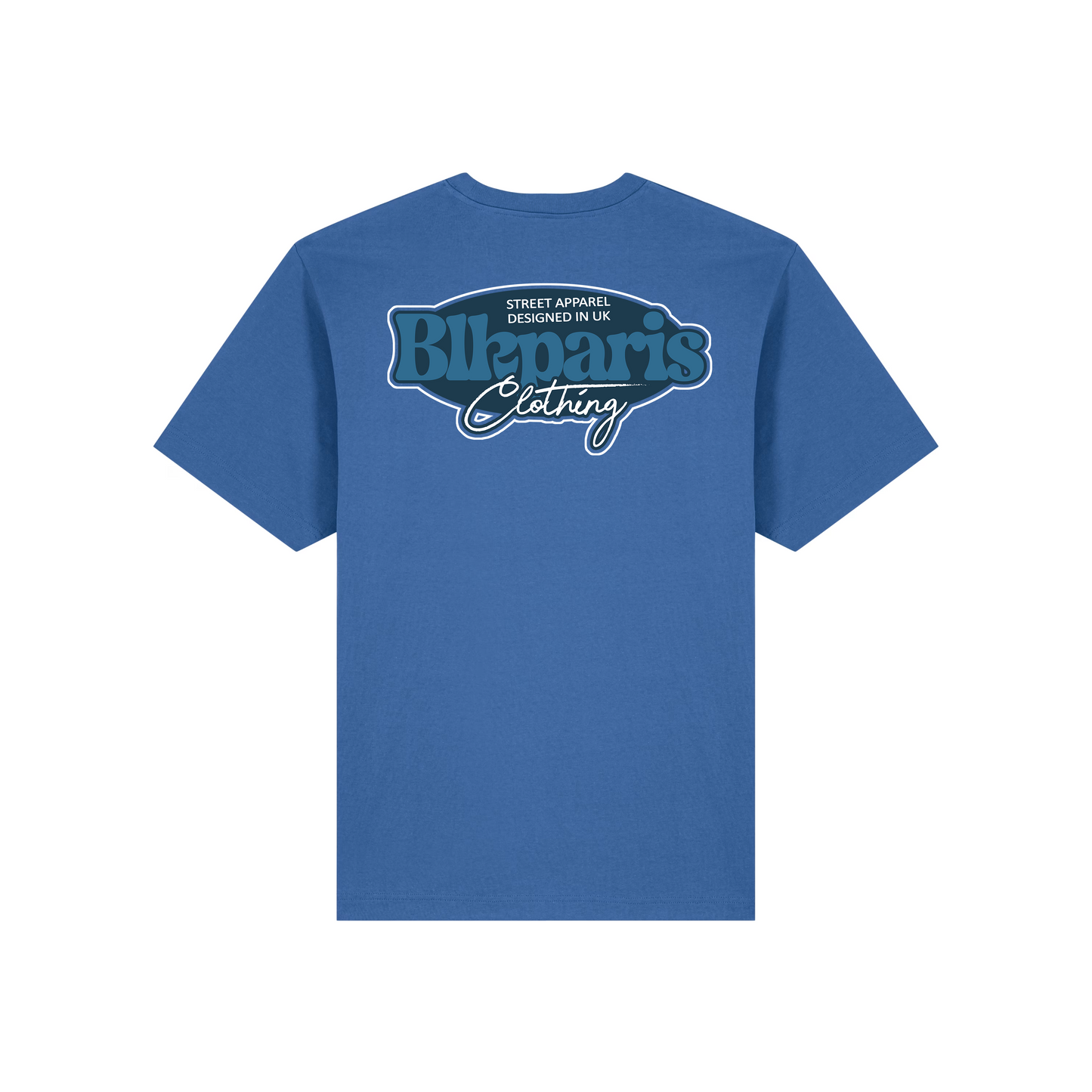 BLKPARIS 'COLOR CODE' BLUE T-SHIRT